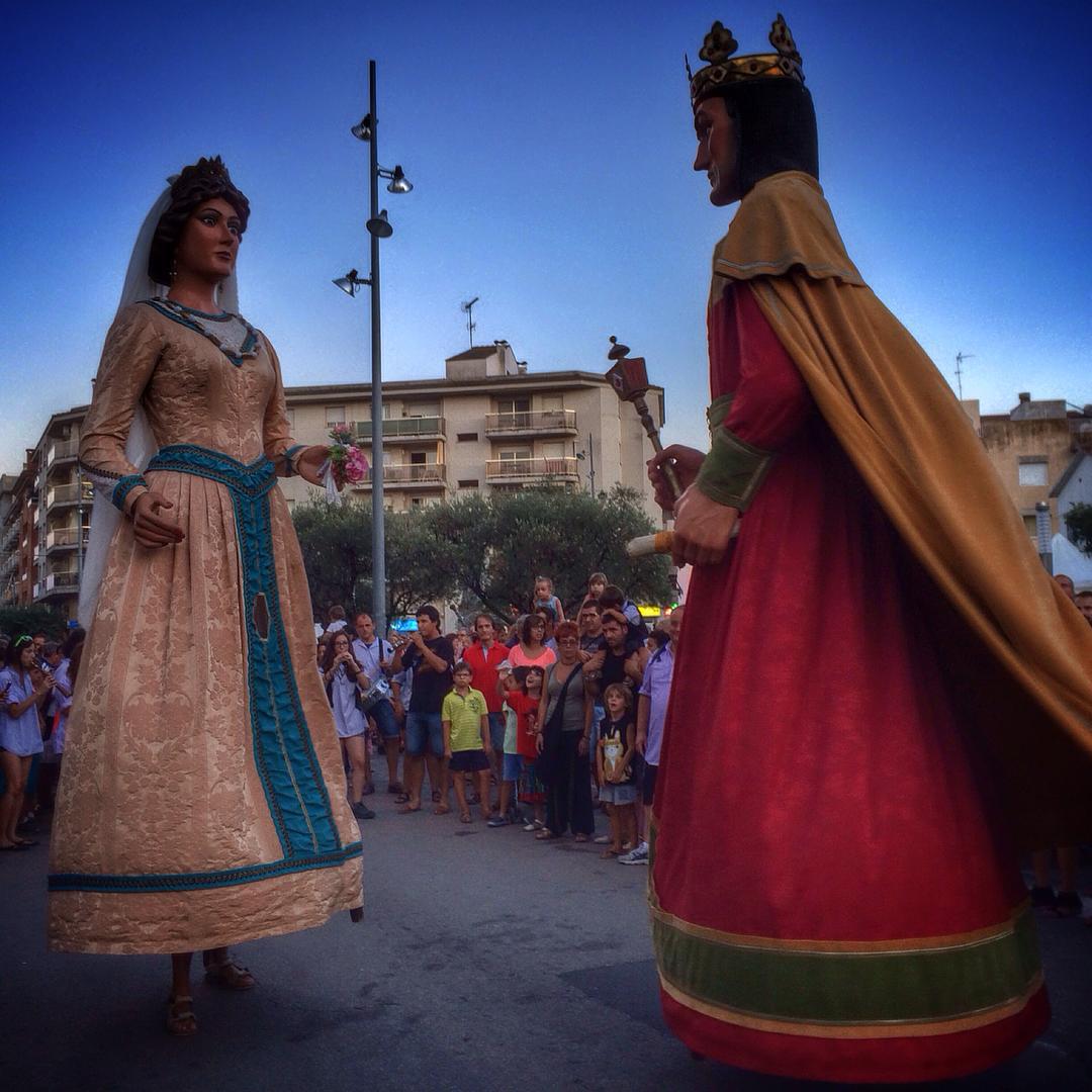 Els Gegants de Pineda, a Frontignan