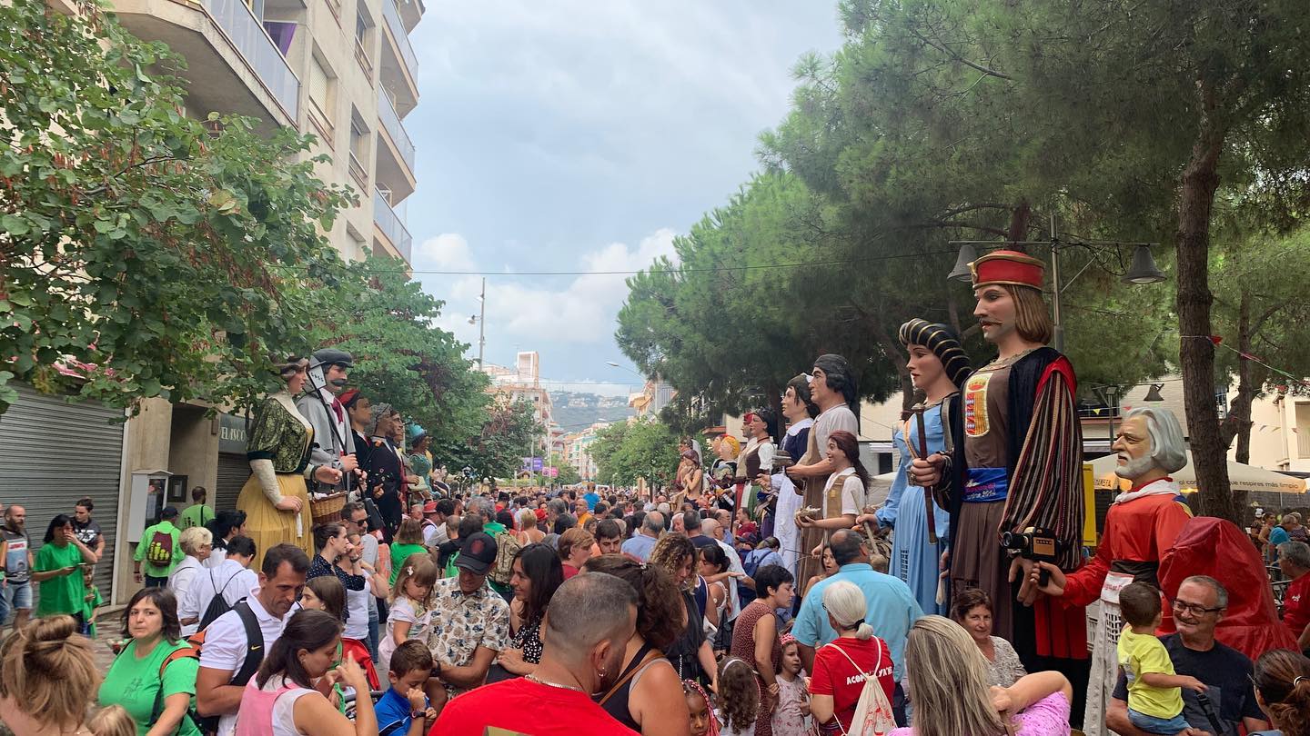 Èxit, tot i la pluja, de la XXXVI Trobada de Gegants de Pineda